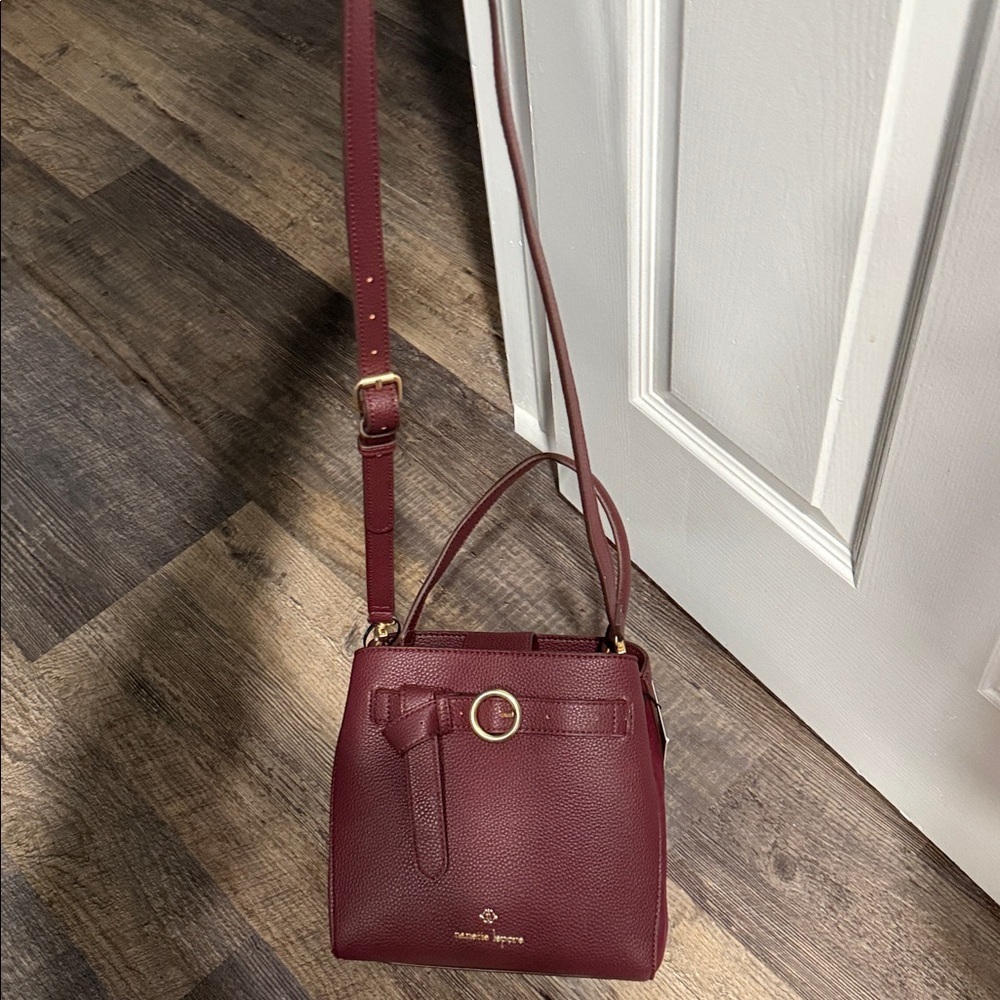 Nanette Lepore Deep Red Shoulder Bag - Picture 9 of 9